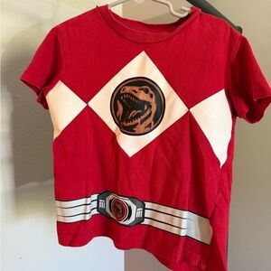 Power Ranger Red T-Rex Kids T-Shirt